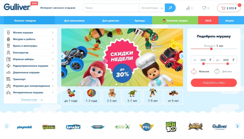 На чем можно сэкономить в Гулливер Тойс