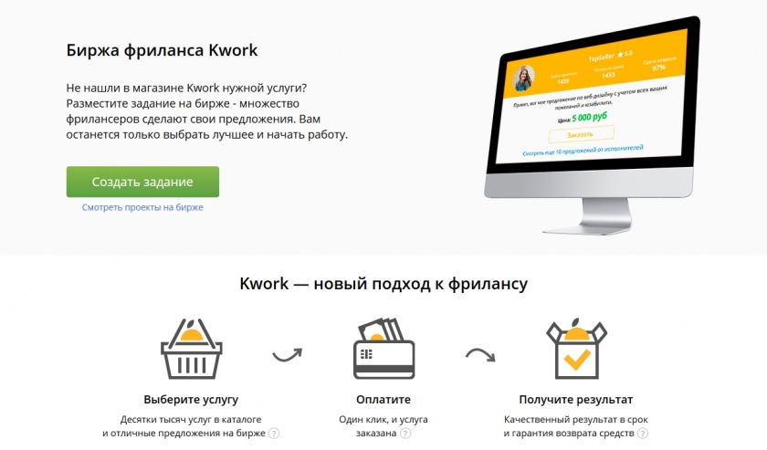 Акции и скидки интернет-магазина Kwork